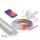 Set 1x dimmbarer RGBW-LED-Streifen Philips Hue WHITE AND COLOR AMBIANCE LED/20W/230V 2 m + 2x Einbauprofil 1 m, silber/weiß