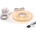 SET 1x LED-Streifen MYLIVING LIGHTSTRIP LED/22W/230V 5 m + 5x Einbauprofil 1 m schwarz/weiß