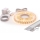 SET 1x LED-Streifen MYLIVING LIGHTSTRIP LED/22W/230V 5 m + 5x Einbauprofil 1 m silber/weiß