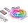 SET 1× dimmbarer RGBW-LED-Streifen NEO LITE MUSIC LED/24W/230V, 5 m, IP65, Wi‑Fi (Tuya) + 5× Einbauprofil 1 m, silber/weiß + Fernbedienung
