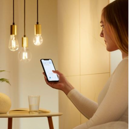 SET 2 x Dimmbare LED-Glühbirne VINTAGE FILAMENT A60 E27/6,7W/230V 2700-6500K CRI 90 Wi-Fi - WiZ