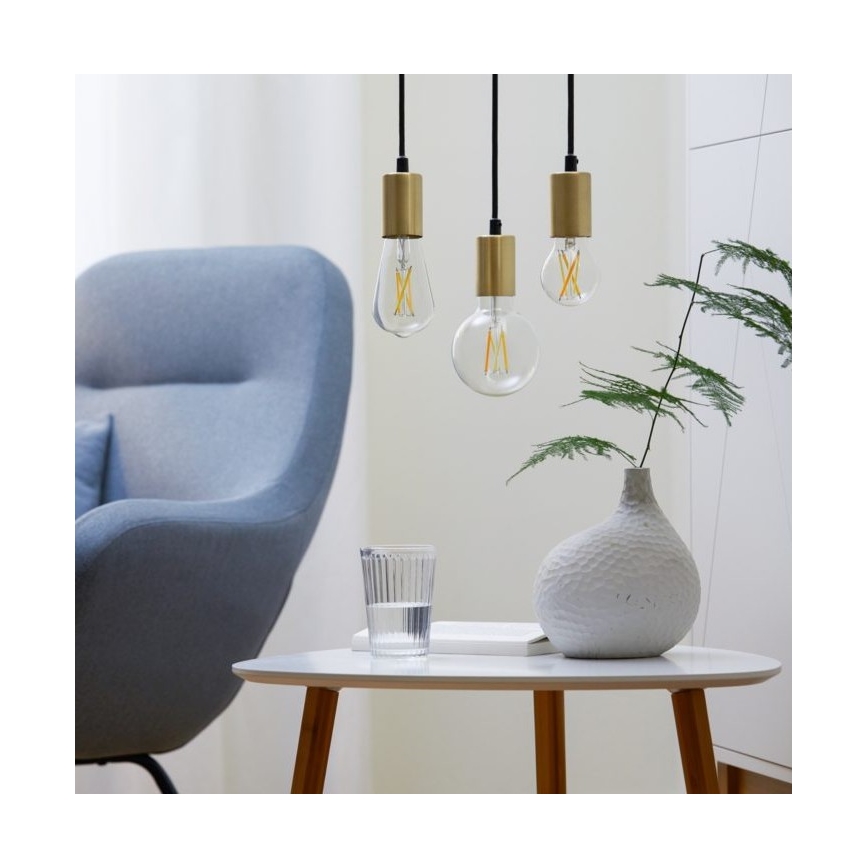 SET 2 x Dimmbare LED-Glühbirne VINTAGE FILAMENT A60 E27/6,7W/230V 2700-6500K CRI 90 Wi-Fi - WiZ