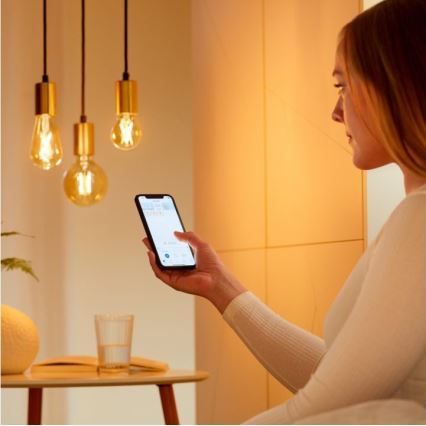 SET 2 x Dimmbare LED-Glühbirne VINTAGE FILAMENT ST64 E27/6,7W/230V 2000-5000K Wi-Fi - WiZ