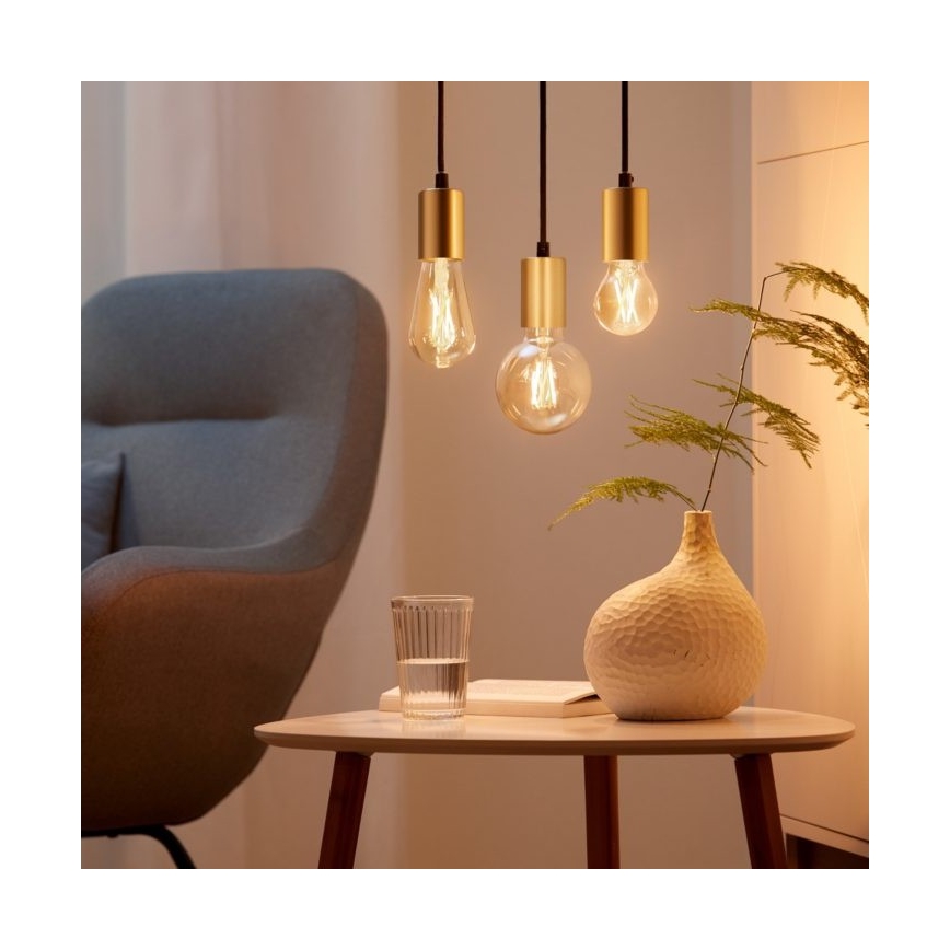 SET 2 x Dimmbare LED-Glühbirne VINTAGE FILAMENT ST64 E27/6,7W/230V 2000-5000K Wi-Fi - WiZ