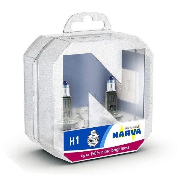 SET 2x Auto-Lampe H1 P14,5s/55W/12V - Narva 48068RPNVAS2