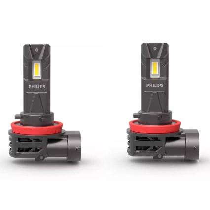 SET 2x Auto-LED-Leuchtmittel 11366 U2500 CX H8/H9/H16 PGJ19-1/3/5/20W/12V 6000K
