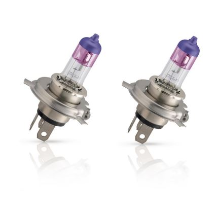 SET 2x Autoglühbirne Philips COLOR VISION 12342CVPPS2 H4 P43t-38/55W/12V