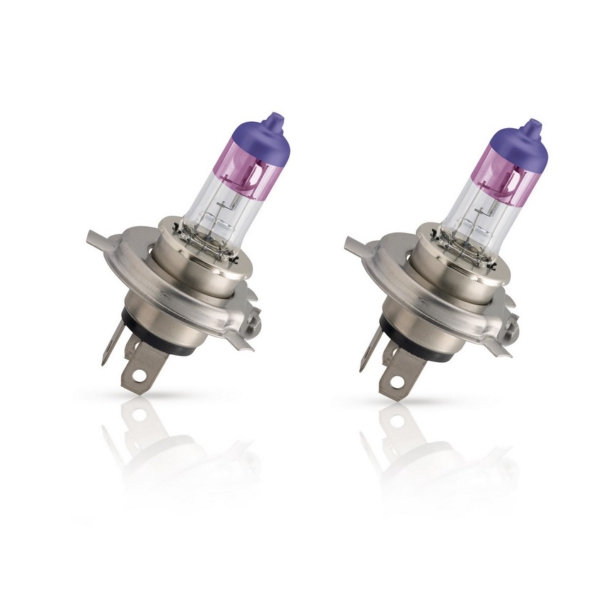 SET 2x Autoglühbirne Philips COLOR VISION 12342CVPPS2 H4 P43t-38/55W/12V