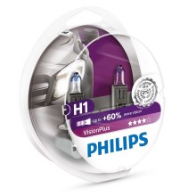 SET 2x Autoglühbirne Philips VISION PLUS 12258VPS2 H1 P14,5s/55W/12V