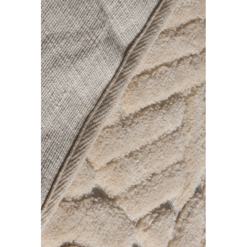 SET 2x Badezimmerteppich DANIEL 60/100 cm beige