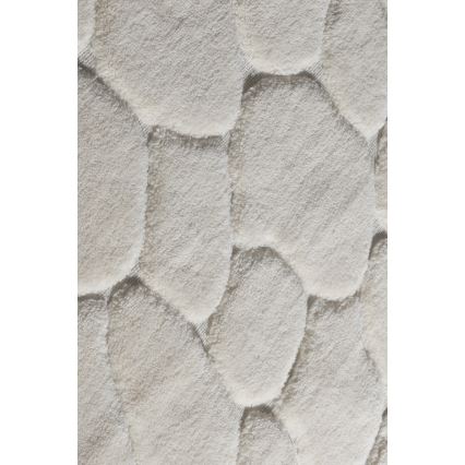 Set 2x Badematte LINO 60 x 100 cm, cremefarben