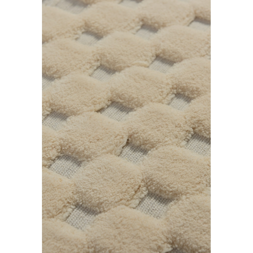 SET 2x Badezimmermatte BAMBI 60/100 cm beige