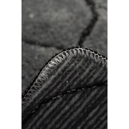 SET 2x Badezimmermatte INFINITY 60/100 cm anthrazit