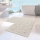 SET 2x Badezimmermatte LINO 60/100 cm beige