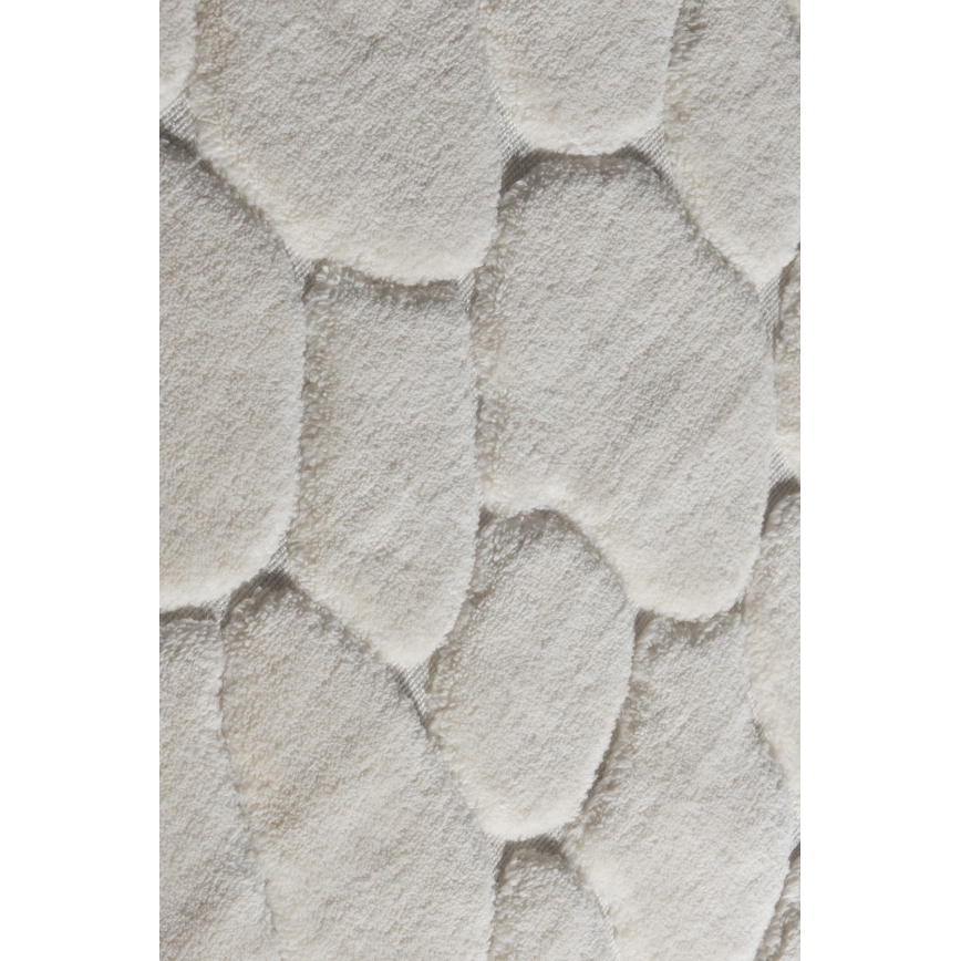 SET 2x Badezimmermatte LINO 60/100 cm beige