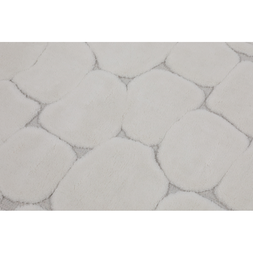 SET 2x Badezimmermatte LINO 60/100 cm beige