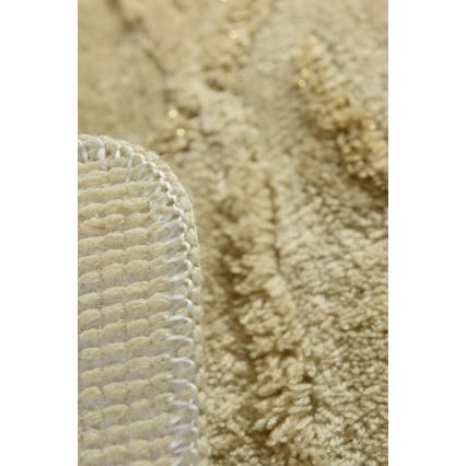 SET 2x Badezimmerteppich ORCHIDEE 60/100 cm beige