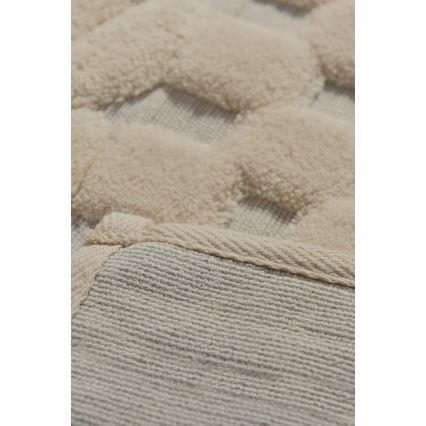 SET 2x Badezimmerteppich BAMBI 60/100 cm beige