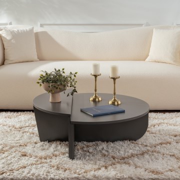 SET 2x Couchtisch ORION anthrazit