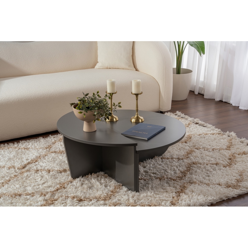 SET 2x Couchtisch ORION anthrazit