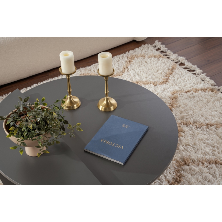 SET 2x Couchtisch ORION anthrazit