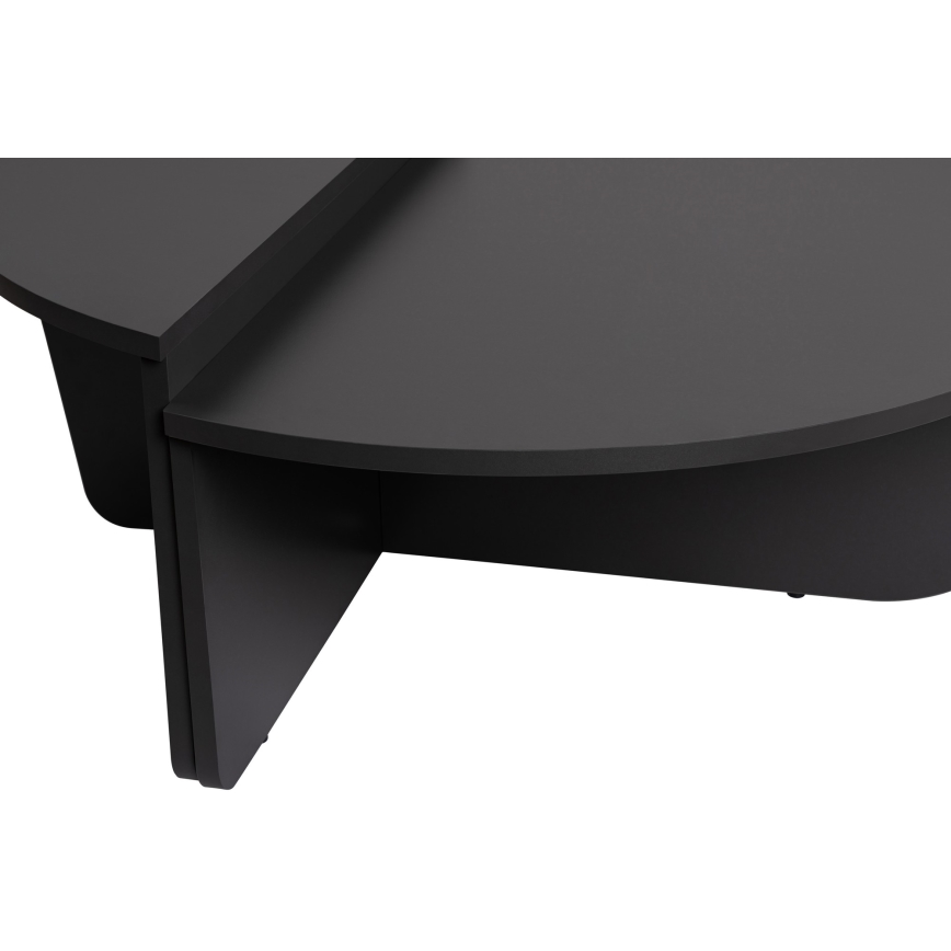 SET 2x Couchtisch ORION anthrazit