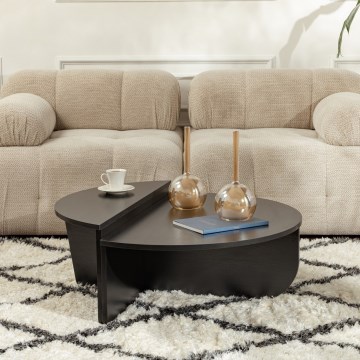 SET 2x Couchtisch ORION schwarz