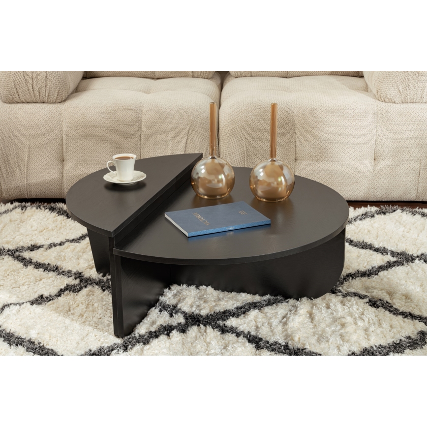 SET 2x Couchtisch ORION schwarz