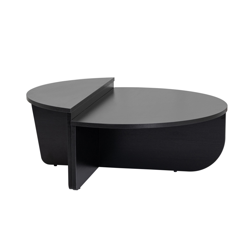 SET 2x Couchtisch ORION schwarz