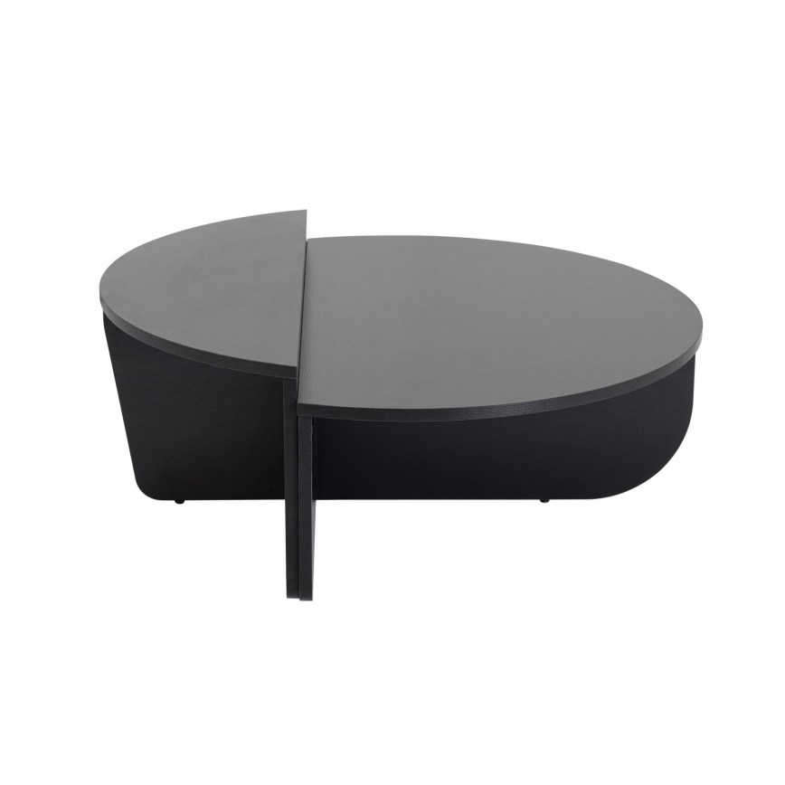 SET 2x Couchtisch ORION schwarz