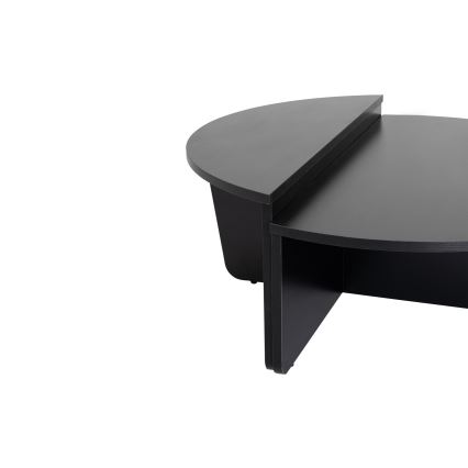 SET 2x Couchtisch ORION schwarz