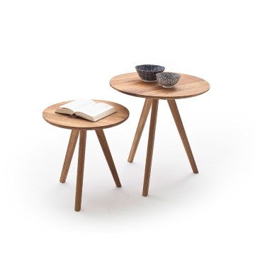 Set 2x Couchtisch VEYLOR, Eiche
