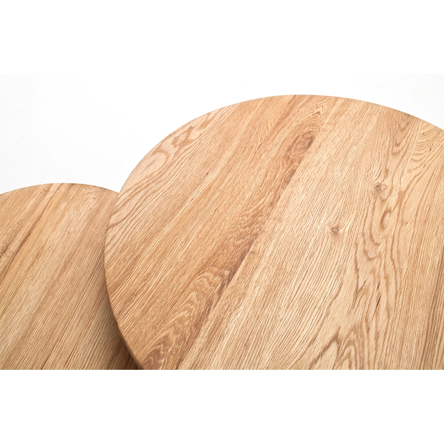 Set 2x Couchtisch VEYLOR, Eiche