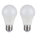 SET 2x Dimmbare LED-Lampe A60 E27/9W/230V 6400K