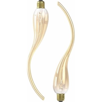 SET 2x dimmbare LED-Leuchtmittel LAMDA E27/4W/230V 2100K goldfarben