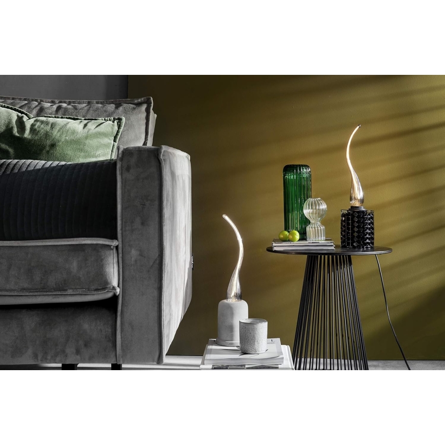 SET 2x dimmbare LED-Leuchtmittel LAMDA E27/4W/230V 2100K klar