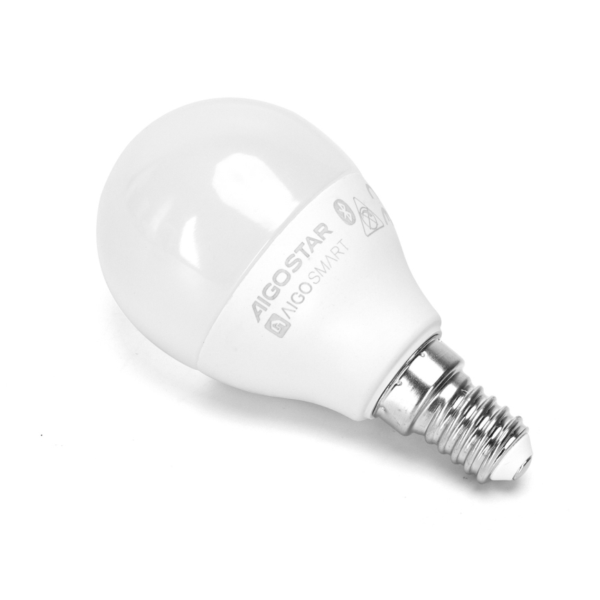 SET 2x Dimmbare LED-RGBW-Lampe MESH Smart G45 E14/6,5W/230V 2700-6500K - Aigostar
