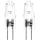 SET 2x Hochleistungs-Glühlampe G4/10W/12V 2700K - Aigostar