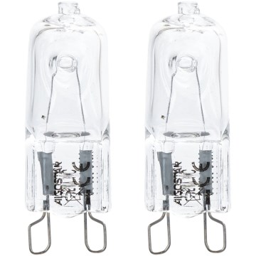 SET 2x Hochleistungs-Glühlampe G9/25W/230V 2700K - Aigostar