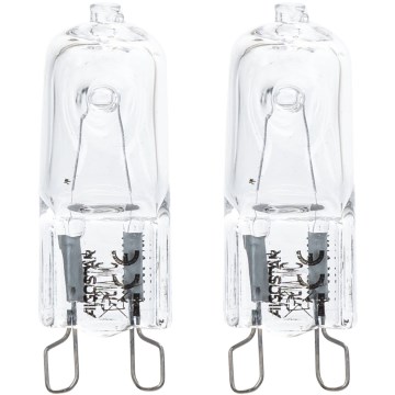 SET 2x Hochleistungs-Glühlampe G9/25W/230V 2700K - Aigostar