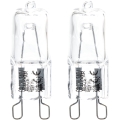 SET 2x Hochleistungs-Glühlampe G9/40W/230V 2700K - Aigostar