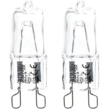 SET 2x Hochleistungs-Glühlampe G9/40W/230V 2700K - Aigostar