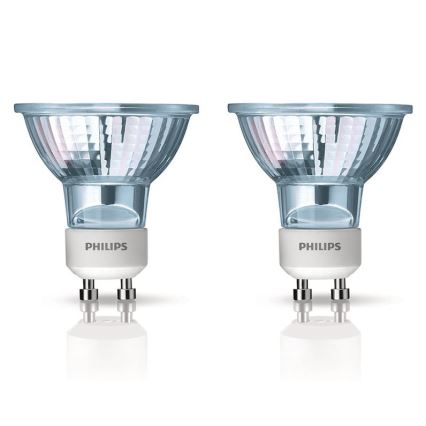 SET 2x Hochleistungs-Leuchtmittel Philips HALOGEN GU10/35W/230V 2800K