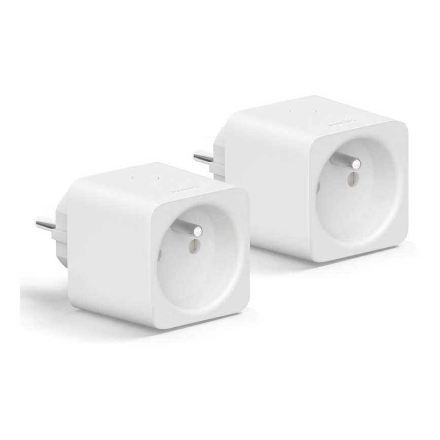 SET 2x Intelligente Steckdose Philips Hue Smart-Stecker