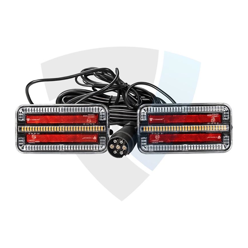 SET 2x LED-Anhängerlicht 7,5m Kabel LED/12-24V IP65
