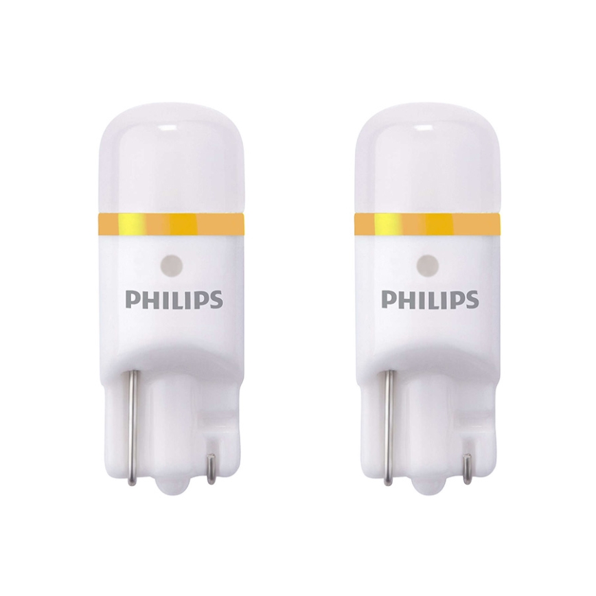 SET 2x LED Autoglühbirne Philips X-TREMEULTION 127994000KX2 T10 W2,1x9,5d/0,8W/12V