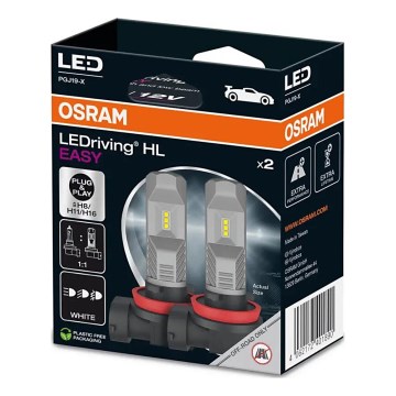 SET 2x LED-Autolampe H11 PGJ19-X/8W/12V 6000K - Osram