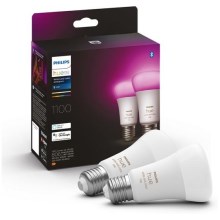SET 2x LED dimmbare Glühbirne Philips Hue Weiß und Farbe Ambiance A60 E27/6,5W/230V 2000-6500K