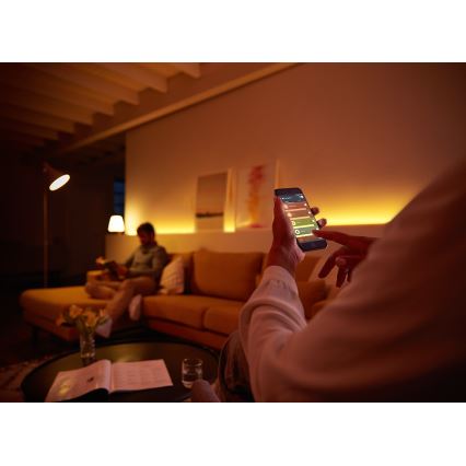 2er SET -  LED dimmbare Glühbirne Philips HUE WHITE AMBIANCE E14/6W/230V
