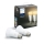 SET 2x LED dimmbare Glühbirne Philips Hue WHITE AMBIANCE E27/8,5W/230V 2200-6500K